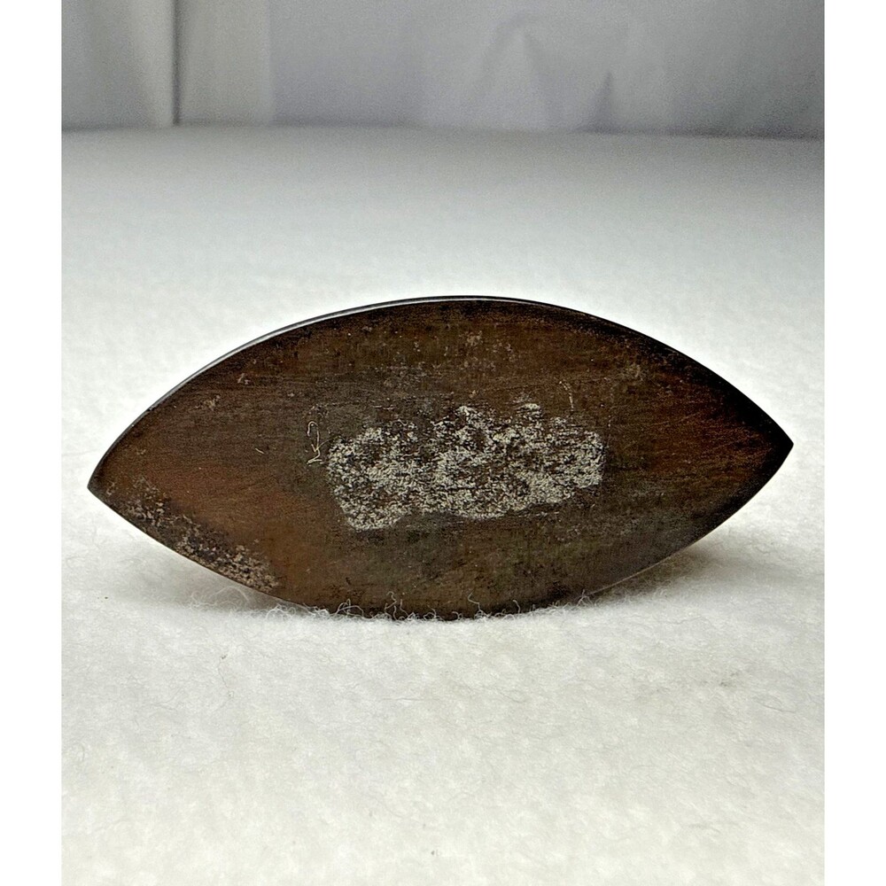 Small Sad Iron Black Wood Handle Miniature Flat Iron Primitive Decor Antique - Picture 5 of 10